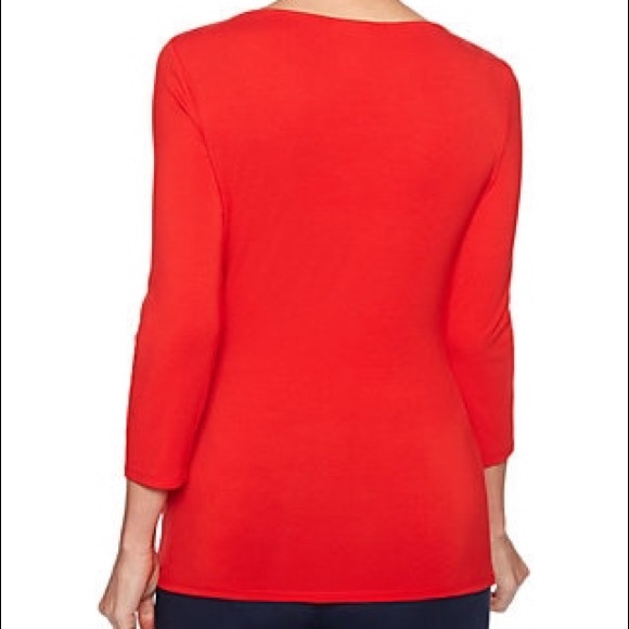 Ruby Rd . Red 🌹Blouse NET - Picture 2 of 6